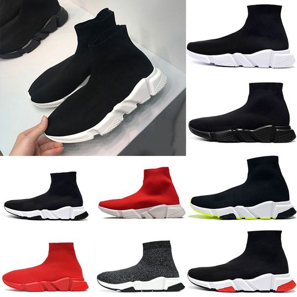 Designer Paris Sok Shoes Sapatos Casual Fashion Triple S Mesh Classic Runner Black White masculino Sneakers de plataforma feminino