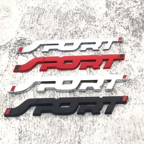 3D SPORT Car Sticker 20X135mm For Truck Emblem Decal Auto Accessories