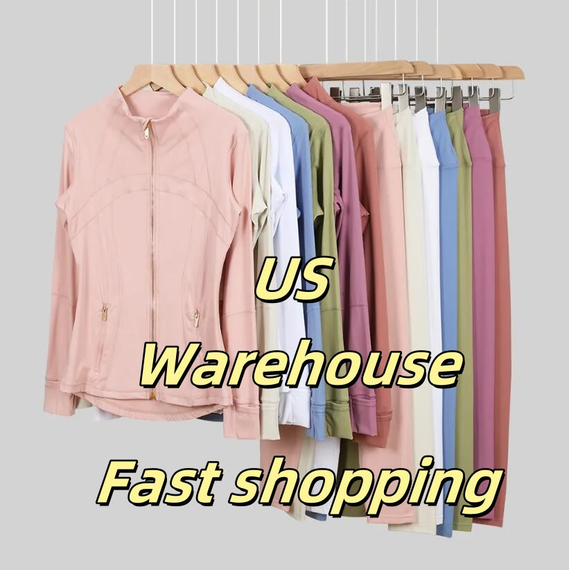 Hot sale Yoga Jacket Women Set Leggings Suit Shorts Define Workout Sport Coat Fitness Sports Quick Dry Activewear Top Solid Zip Up Sweatshirt