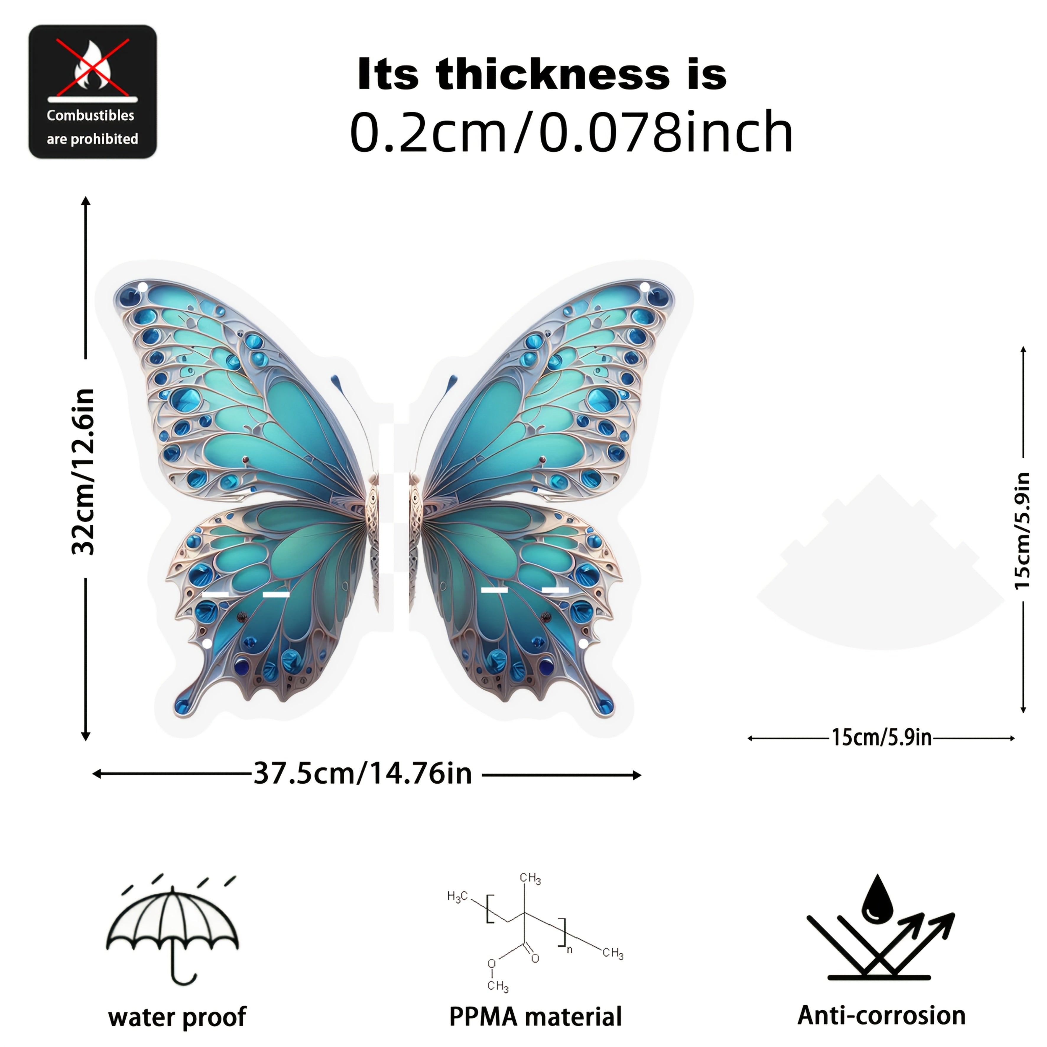 TEMU 1pc Classic-shaped Corner Wall Hanging Tray, Animal Theme, Multi-functional Room Decoration, Suitable Products And Potted Plants, Home Decor