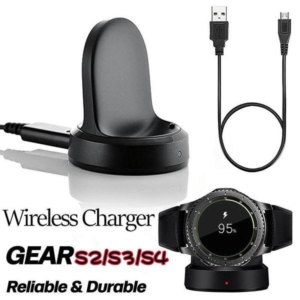 Charger with Fast Wireless Dock Cable For Samsung Gear S4 S3 S2 42mm 46mm Smart Watch Charging Base Cord es dreamcatchers