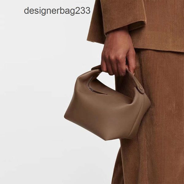 women 2024 for TheRow bags Bag bags is leather a niche design for for genuine high-end carrying textured lunch women boxes bucket 7AO6