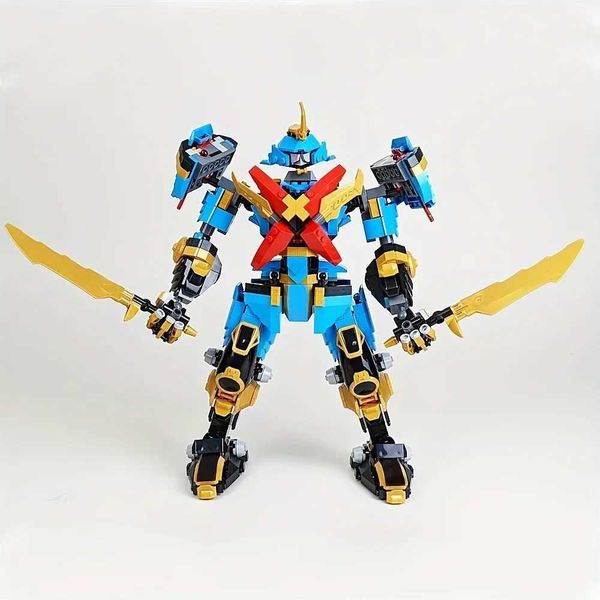1060 Samurai X Mechanical Model Building Blocks Childrens Toys Christmas Gifts Y240925