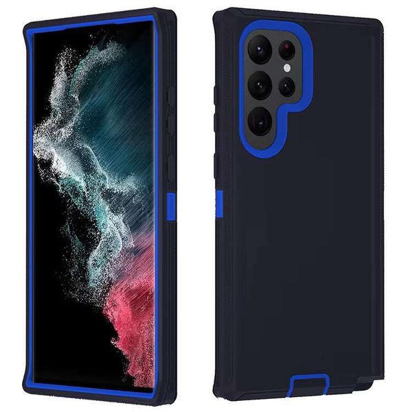 New Arrival Red Shockproof Phone Cover Belt Clip Kickstand Defender Case For Samsung Plus S25 Ultra Phones Cases