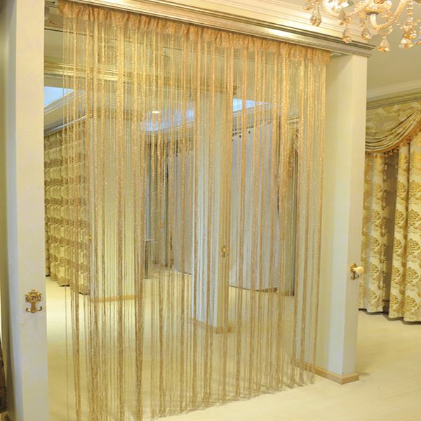 String Curtains Patio Net Fringe For Door Fly Screen Windows Divider Cut To Size 50cmx200cm String Curtain Panels Window Curtain