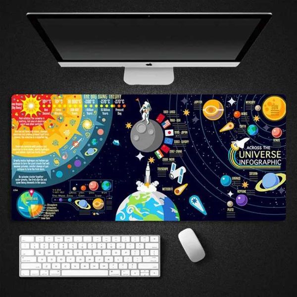 800x300xm grande mouse pad universo estrelado céu laptop laptop mouse de borracha mouse mousepad gamesing mousepad copo MATC250116
