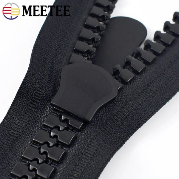 1Pc 20# Extra Large Resin Zipper Double Slider Open-End Oversized Zippers for Sewing Jacket Tent Garment Decor Zip Accessories