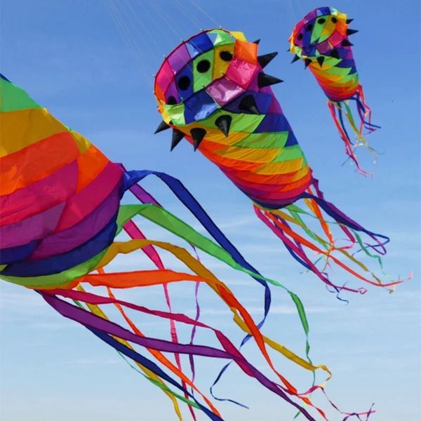 35m 3d mole arco -íris girating kite pode cabide de chumbo adulto de software grande kites cometas dinâmicas 240624
