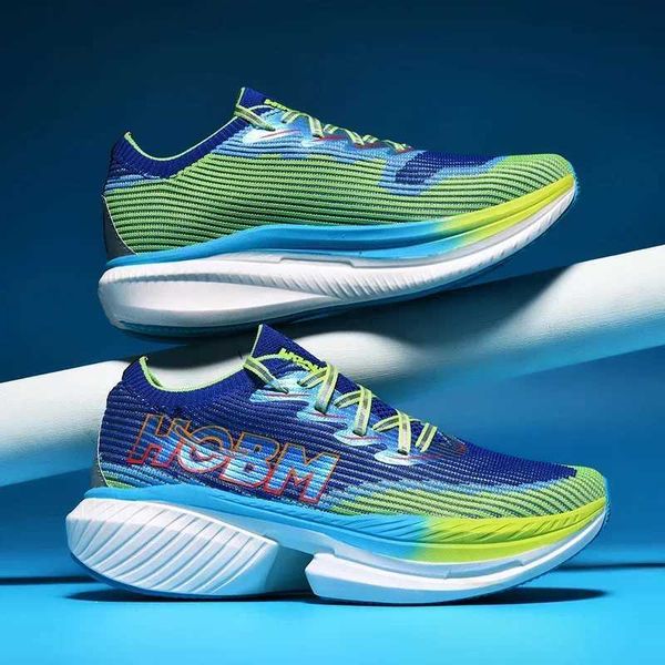Marathon Air Cushion Carbon Plate Sports Running Shoes Men Breathable Lightweight Male Comfortable Athletic Nonskid Man SneakersC241207