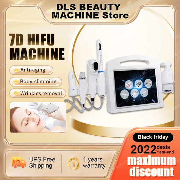 5in1 HIFU Machine Other Beauty Equipment Face Lifting 12 lines 4D HIFU Smas Vaginal Vmax Wrinkle Removal for Woman