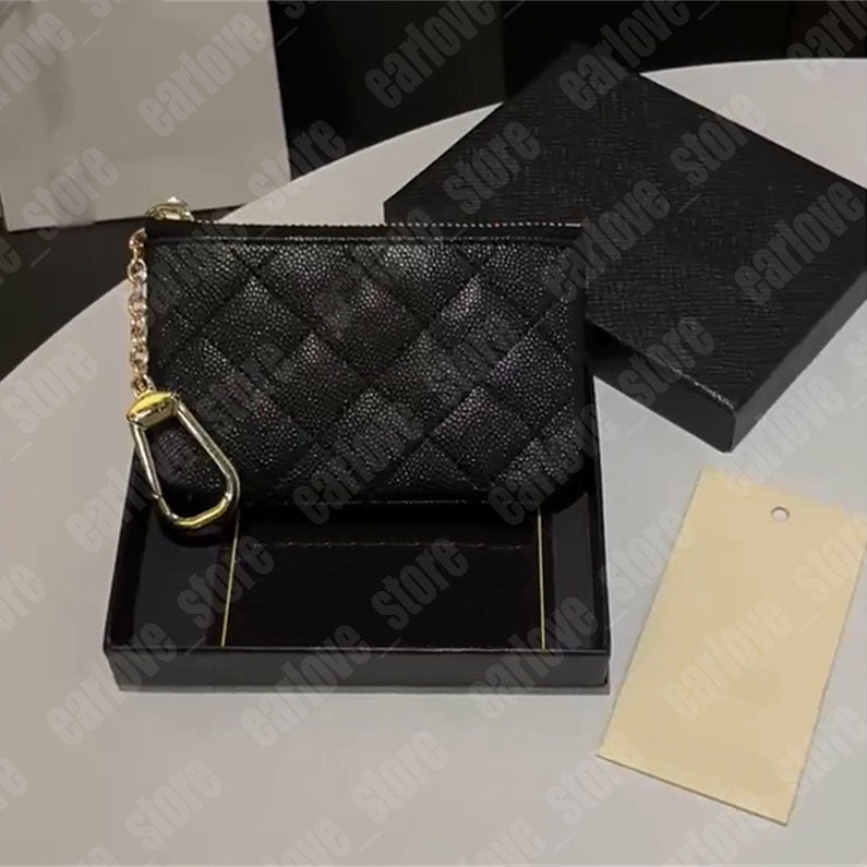 Coin Purse Designer Keychain Wallet Women Man Coin Pouch Luxury Card Holders Bag Charm Zipper Key Pouches Womens Wallets