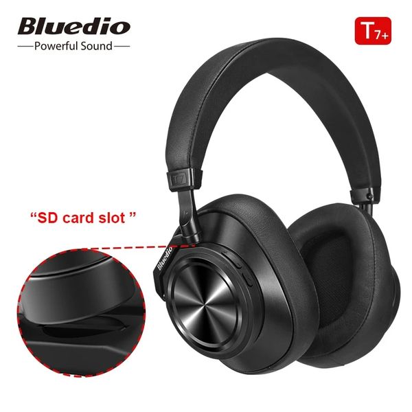 Headphone Time-Limited Earphones New Bluedio T7 Bluetooth 5.0 Headphones Headset Portable With Microphone For Music Earphone 1 s