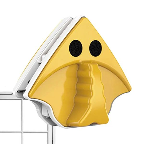 Magnetic glass cleaner doublesided cleaning brush for window wiper household products 241213