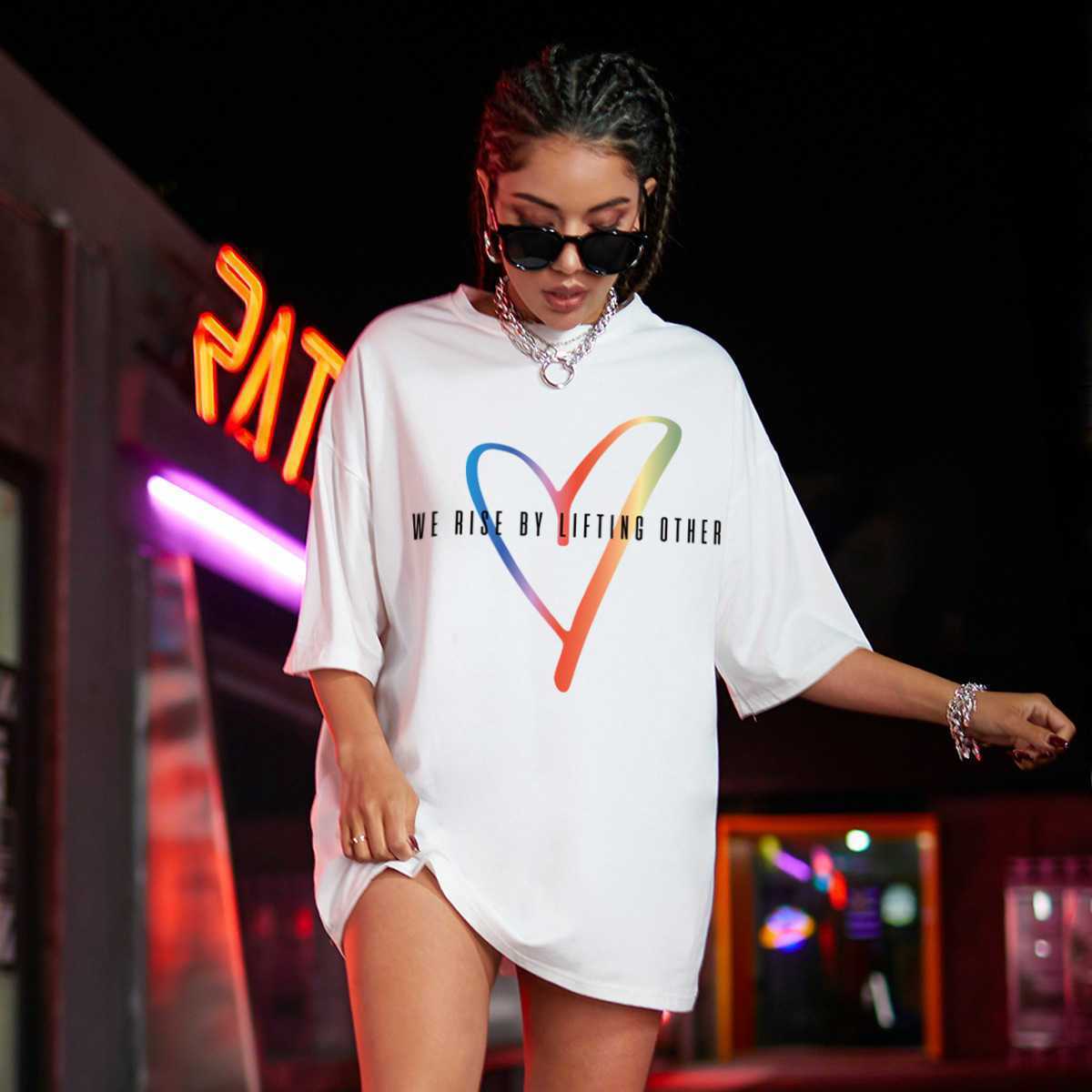 2023 Women&#039;s T Shirt summer new gothic printed auto loose t-shirt short sleeve style batch fashion shirts Plus size T shirt
