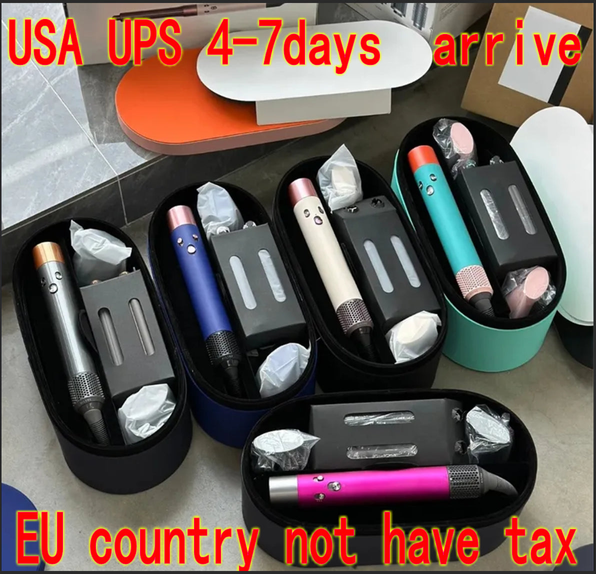 New HS05 Curling iron Curler Hair dryer Multi Function for Women Adjustable Temperature Hair Tool Hair Curlers Negative ion 7-in-1 comb travel set H