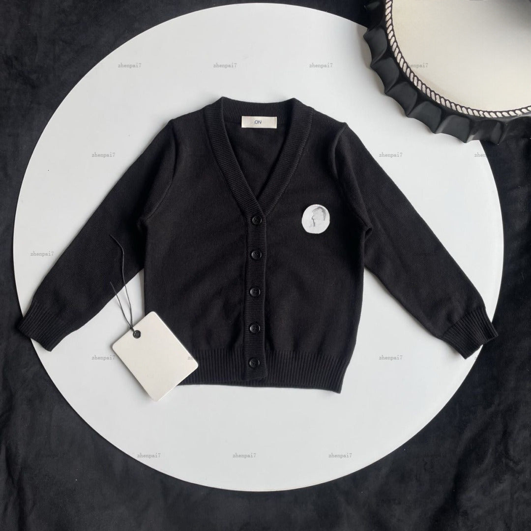 Top baby Knitted sweater autumn kids Cardigan kids designer clothes V-neck girls boys knitted Jacket A830X23N222