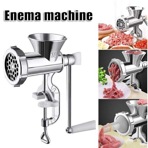 Meat Grinder Pasta Handheld Food Processor Chopper Sausages Filler Maker Home Kitchen Aluminum Cooking Tools Food Processor B240803