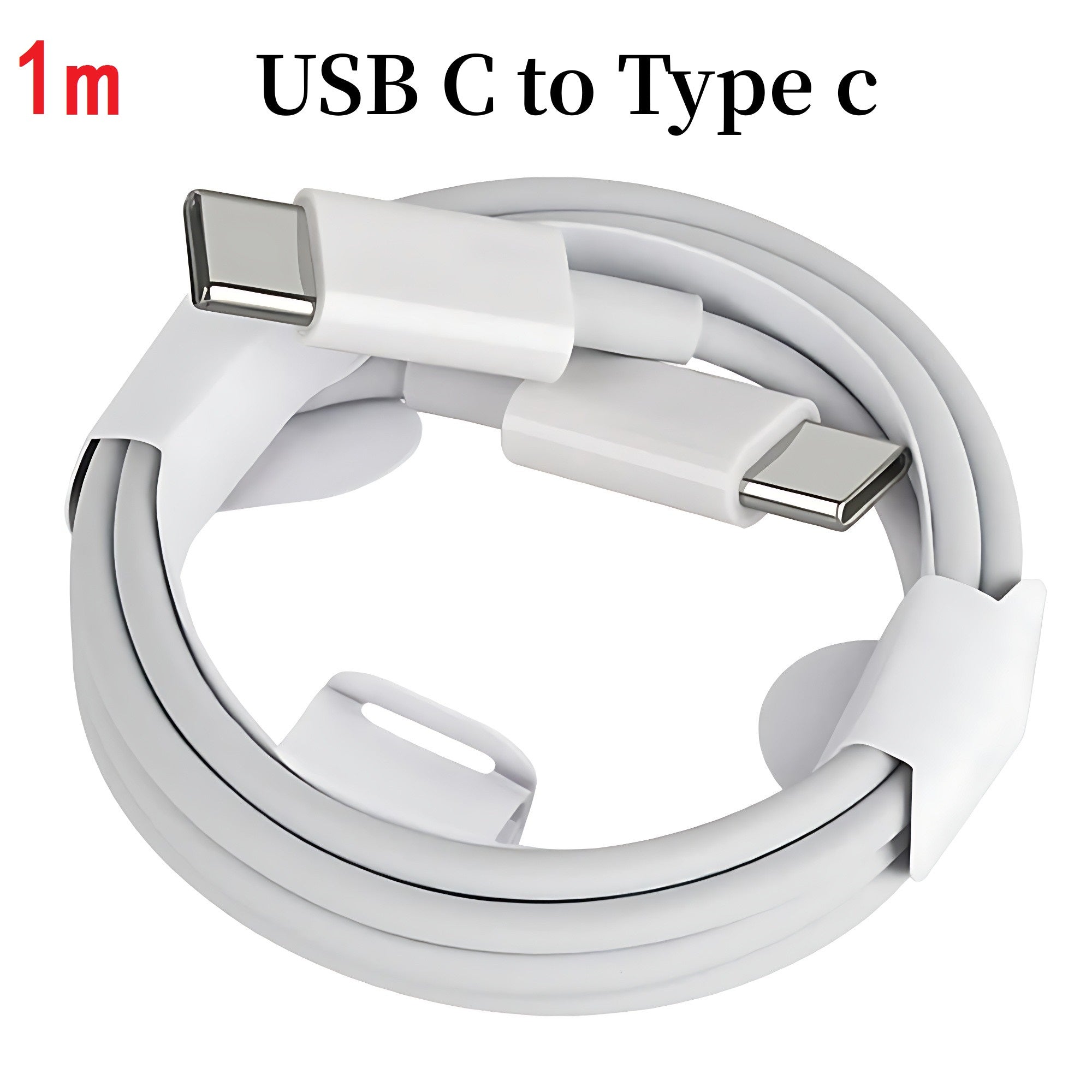 Quick Charging 1M 3FT USB C to Type c PD Cable Chargers Cables For Samsung Galaxy S22 S23 S24 Utral Huawei Xiaomi Htc lg Android phone White Wire