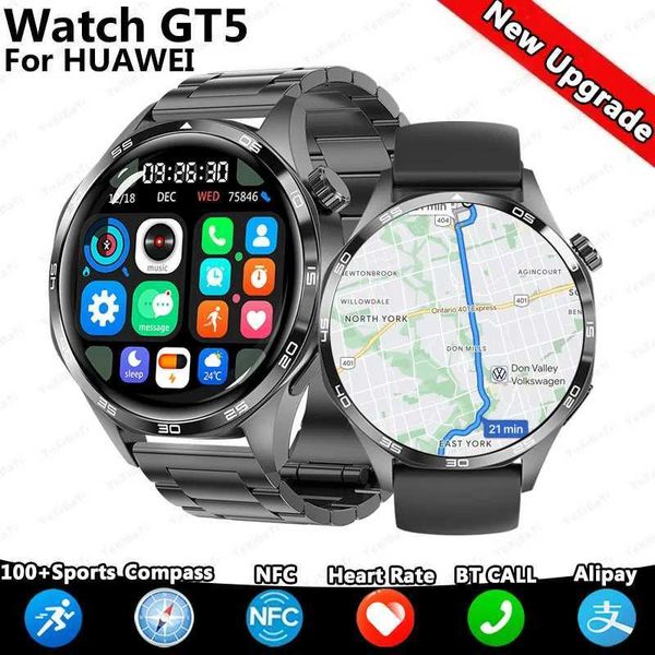 Smartwatch New WATCH GT 5 Pro Smartwatch Xuanji Sensing System Advanced Sports Compass Emotional Health Assistant Fashion Watch Gift Z241026