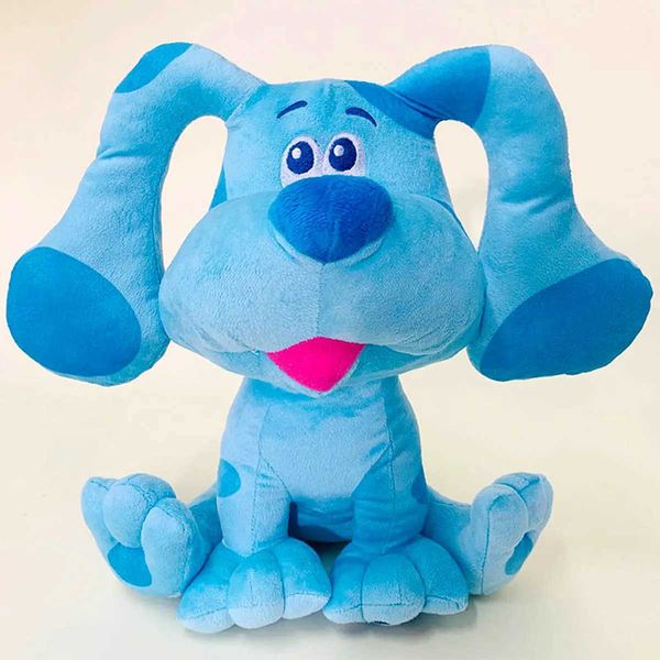 Plush Dolls Stuffed Plush Animals The blue clue and you! Beanbag Plush Doll Blue Pink Dog Soft Fill Toy Cute Christmas Plush Toy Pillow Chil