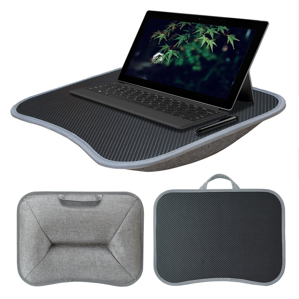 Laptop Lap Desk with Soft Pillow Cushion Small Pillow Table Writing Padded Tray for 1315Inch Laptops