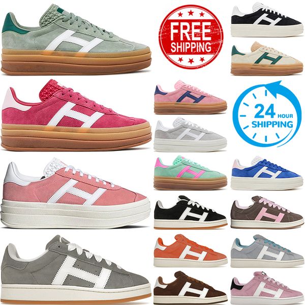 free shipping shoes for men women designer sneakers bold platform shoe Black White Grey Gum Dark Green Pink Blue Red mens womens outdoor spo