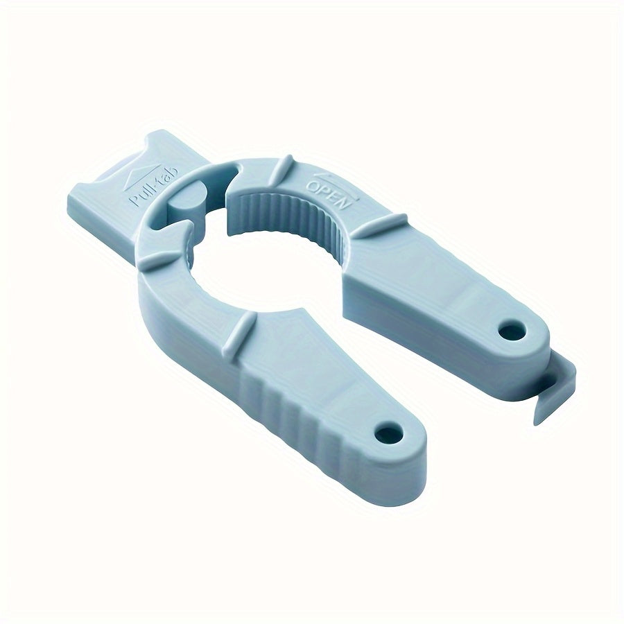 TEMU 1pc Magnetic Bottle And Can Opener - Heavy-duty Magnetic Base, One-handed Operation For Easy Opening Of Jars, Soda Cans, Beer Bottles - Tool For