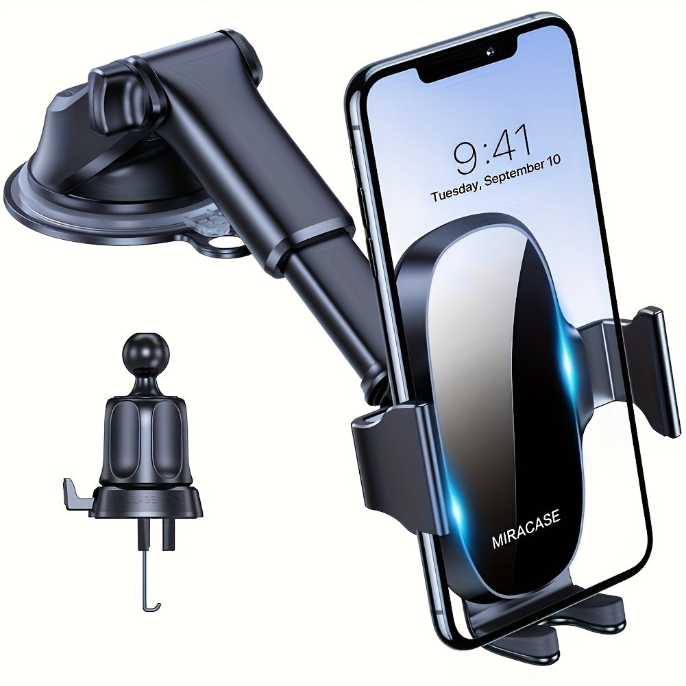 TEMU Miracase 3-in-1 Car Phone Holder Mount, Universal Cell Phone Holders For Your Car Dashboard Air Vent, Adjustable Car Phone Holders Phones.