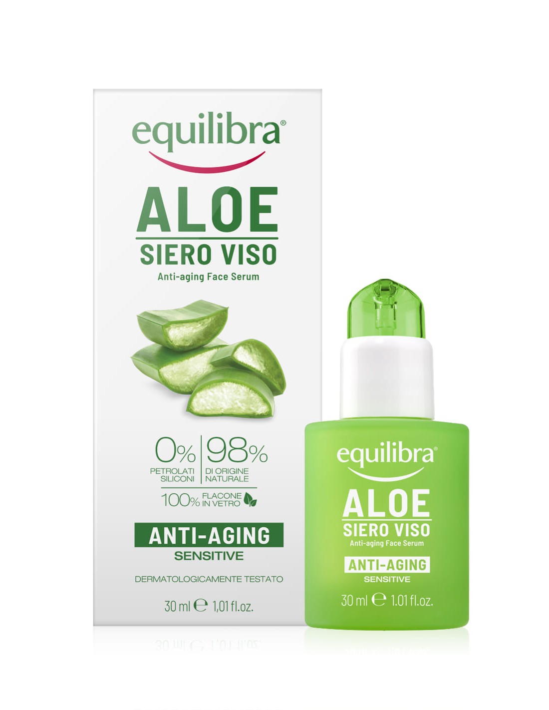 Equilibra Anti-Aging-Aloe-Gesichtsserum 30 ml