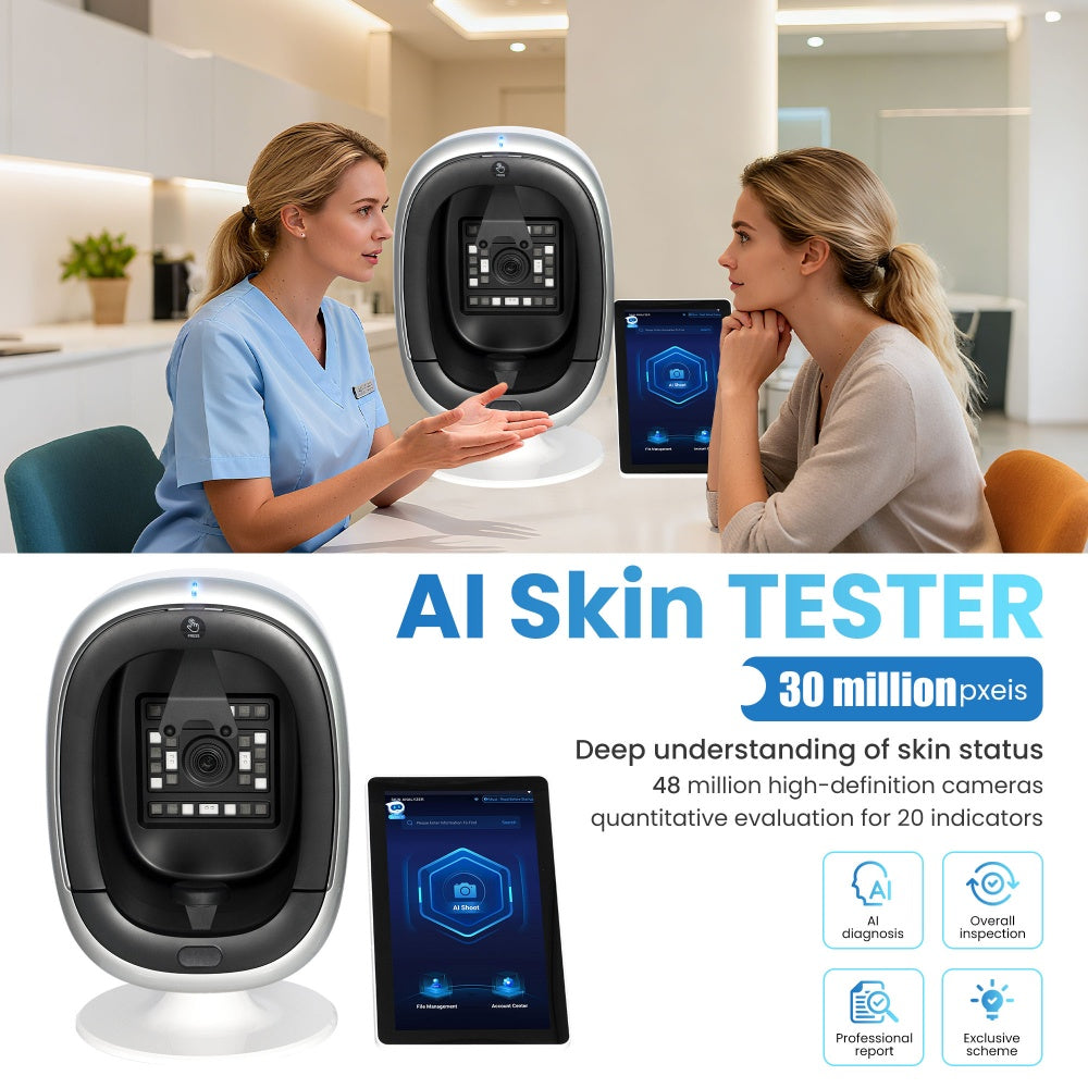 3d Ai Dermatology Equipment Portable 3d Skin Scanner 3d Analyzer Hand Held Modern Style Smart Home Device Skin Analyzer
