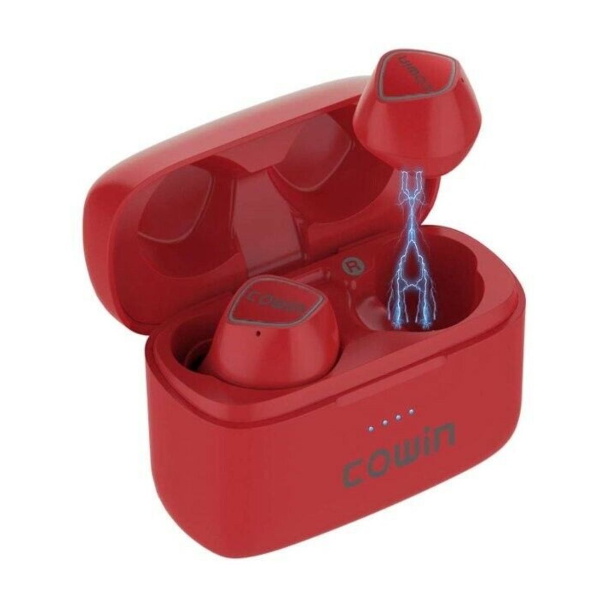 COWIN KY02 Wireless Earbuds with Microphone - Red