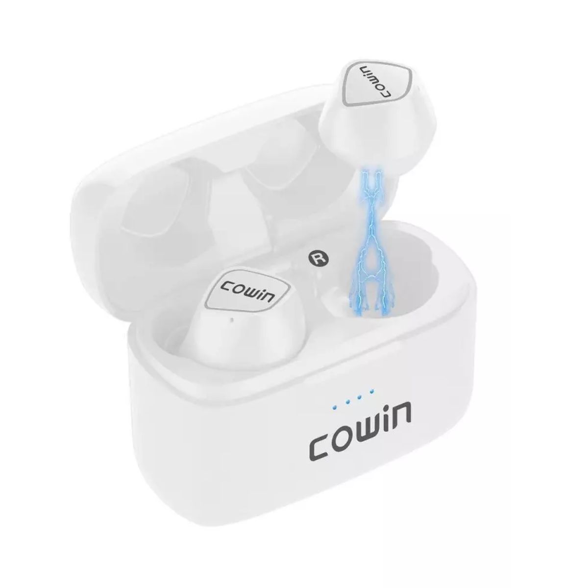 COWIN KY02 Wireless Earbuds with Microphone - White