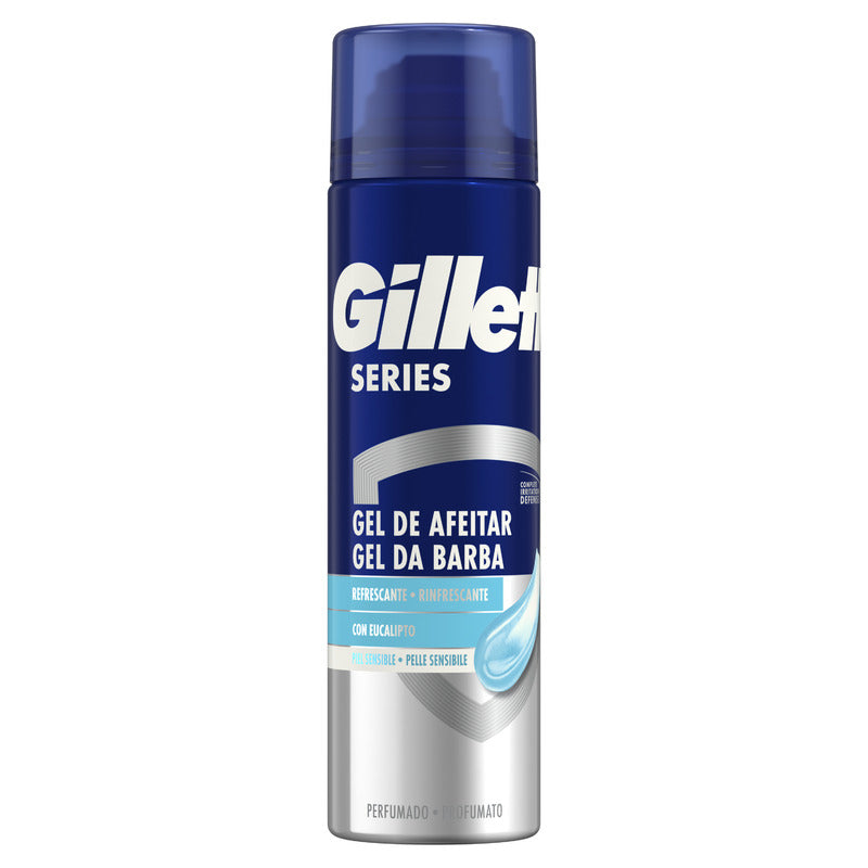 Gillette Series Refreshing Shaving Gel With Eucalyptus 200ml expiry 07-27 Promotion