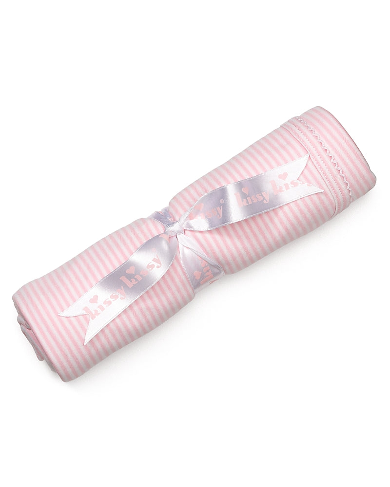 Kissy Kissy Infant Girls' Stripe Blanket - Baby