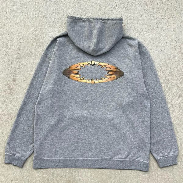 Software vintage impressão capuz streetwearwwear hip hop harajuku y2k top capuz casual moletom sweetshirt masculino masculino 240819