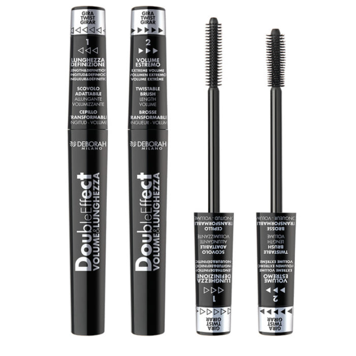 Deborah Milano Double Effect Black Mascara