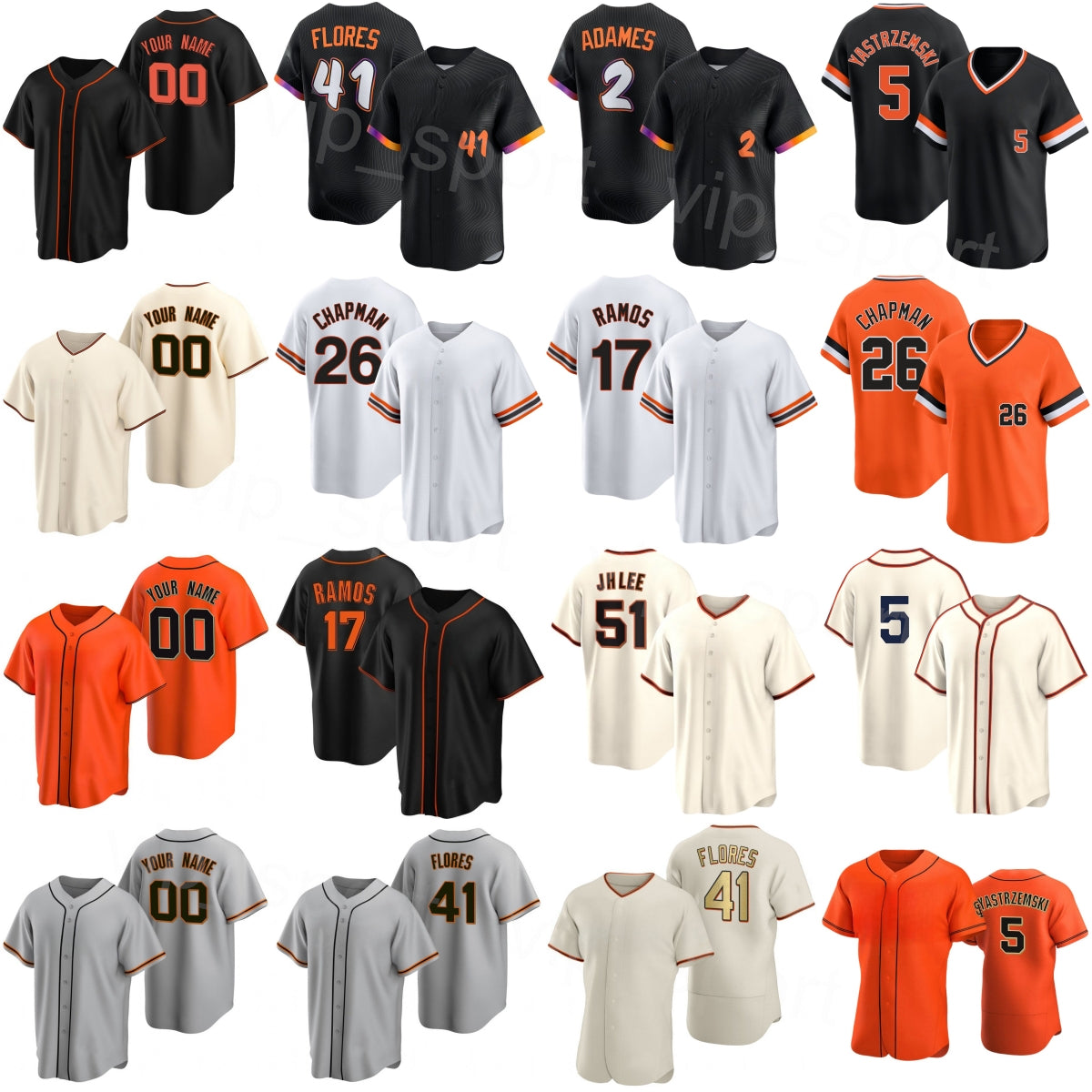Team Baseball 51 Jung Hoo Lee Jerseys Woman Mans Kids 17 Heliot Ramos 41 Wilmer Flores 26 Matt Chapman 5 Mike Yastrzemski 2 Willy Adames 2025 2026 C