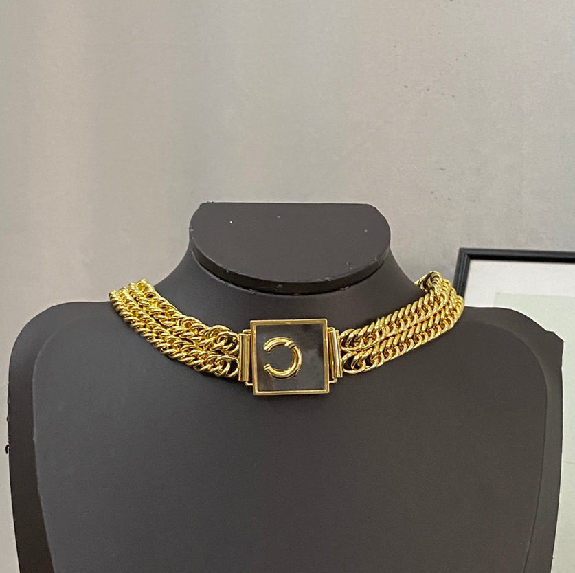 Designer Pendant Necklaces Luxury C Pearl Sweater Crystal Diamond Chokers Necklace Woman Jewelry Women Men Classics Ccity asd456fg6