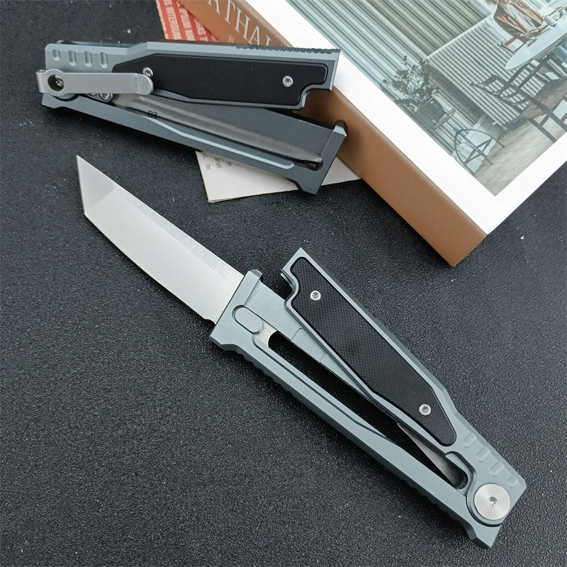 3 Models Reate Multi-tool Free-Swing Folding Knife D2 Blade T6 Aluminum +G10 Handle Novelty Turnover Knife Portable Outdoor Tactical Pocket Knife 33