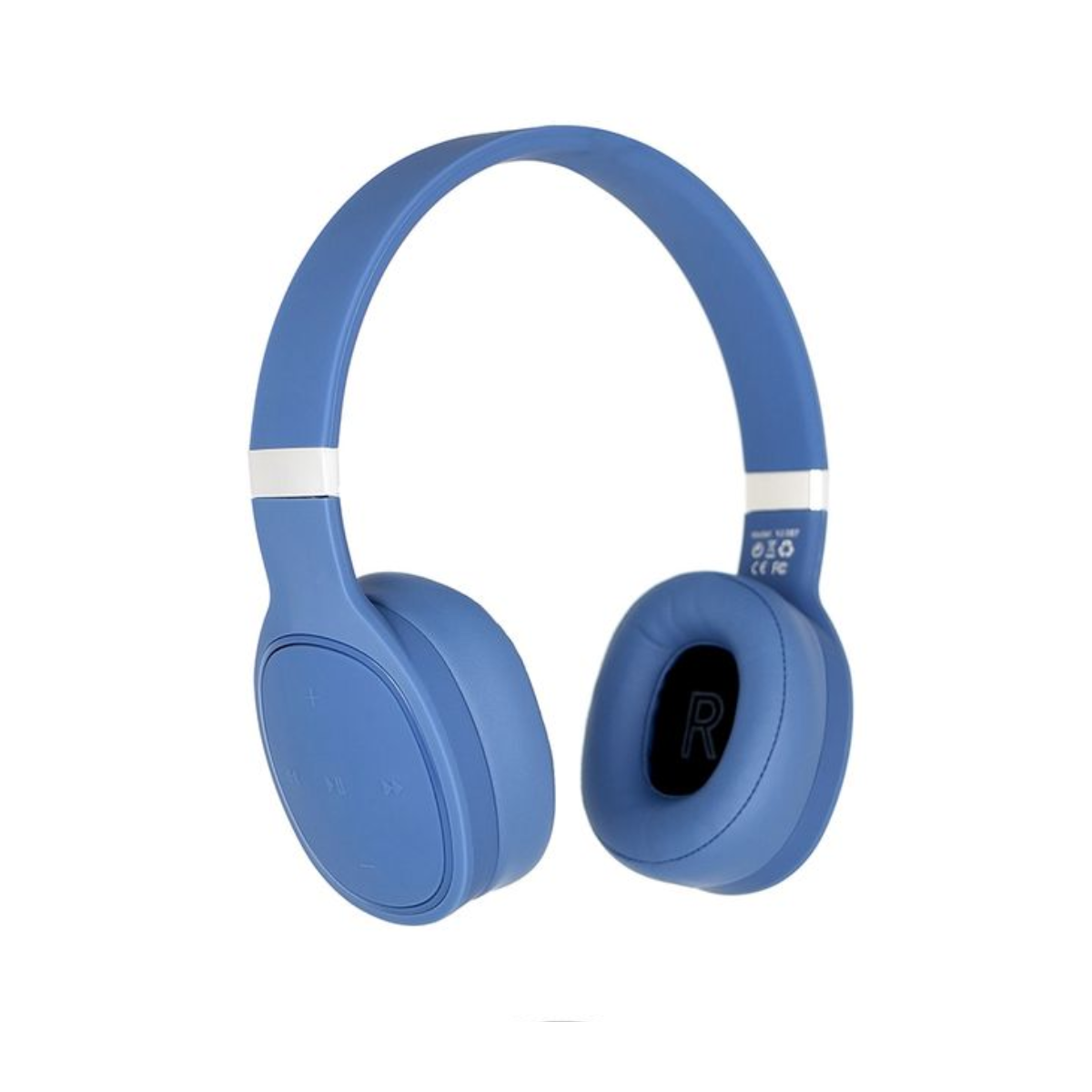 Bluetooth Deep Bass Comfortable Over-Ear Hi-Fi Wireless Stereo Headphones - Blue