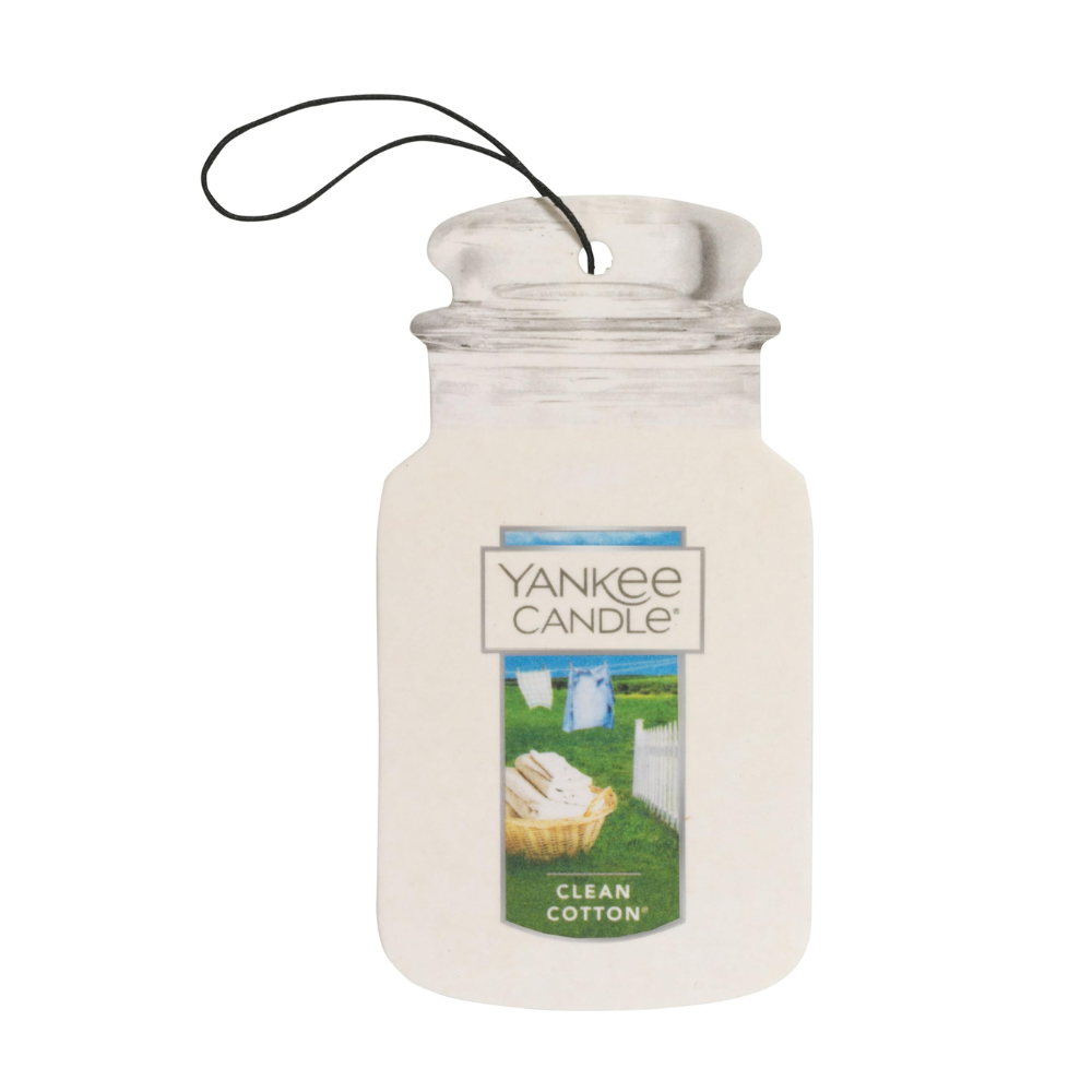 Yankee Candle Car Jar Set Clean Cotton Car Air Freshener