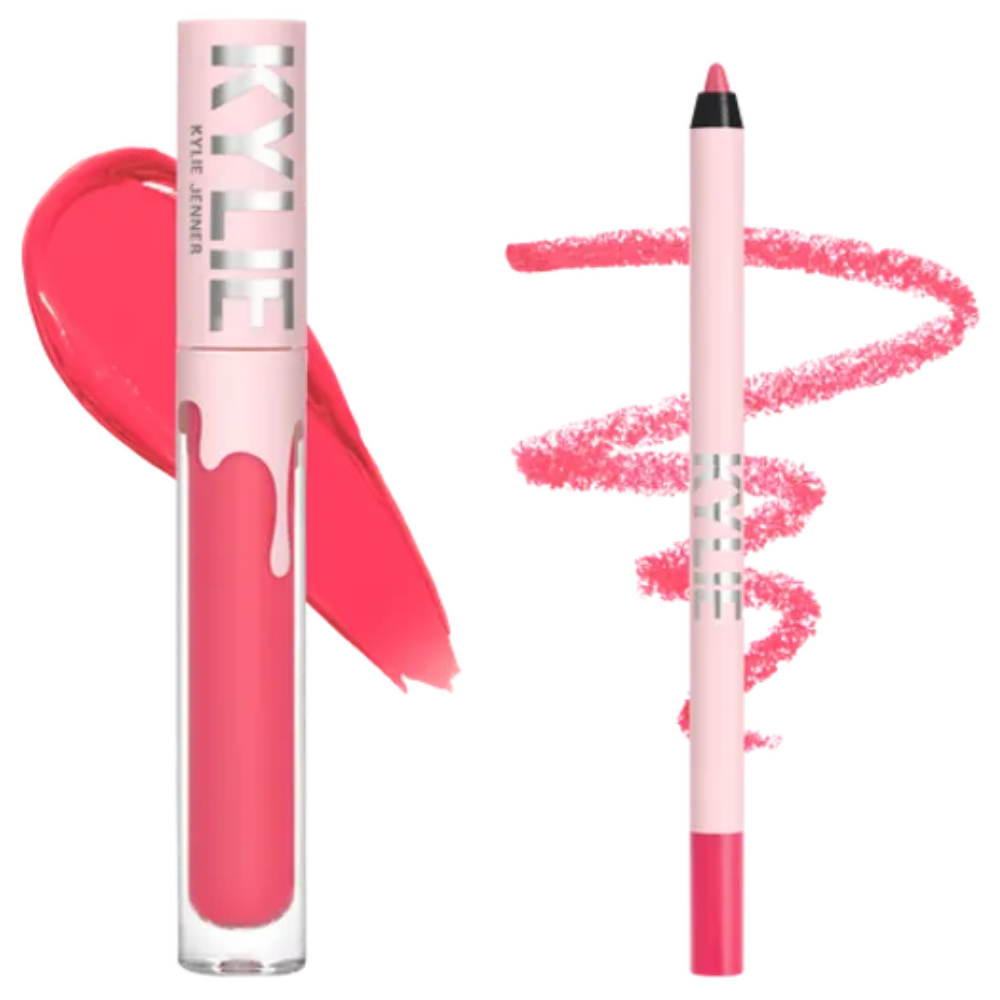 Kylie cosmetics Zestaw pomadki w płynie Velvet Liquid Lipstick + Lip Pencil Odcień: 203 Party Girl