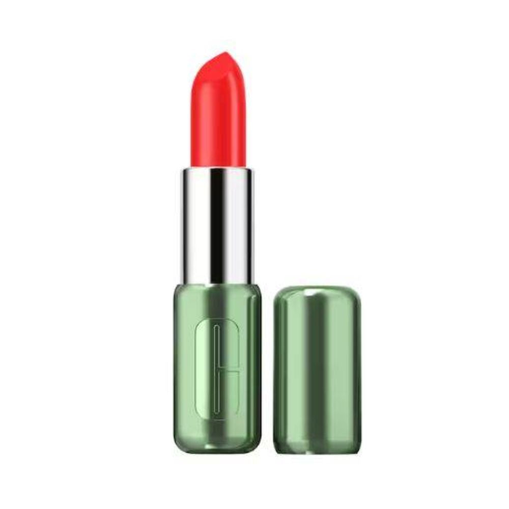 Clinique Pop Long Lasting Satin Lipstick 3,9g - Odstín: Poppy Pop