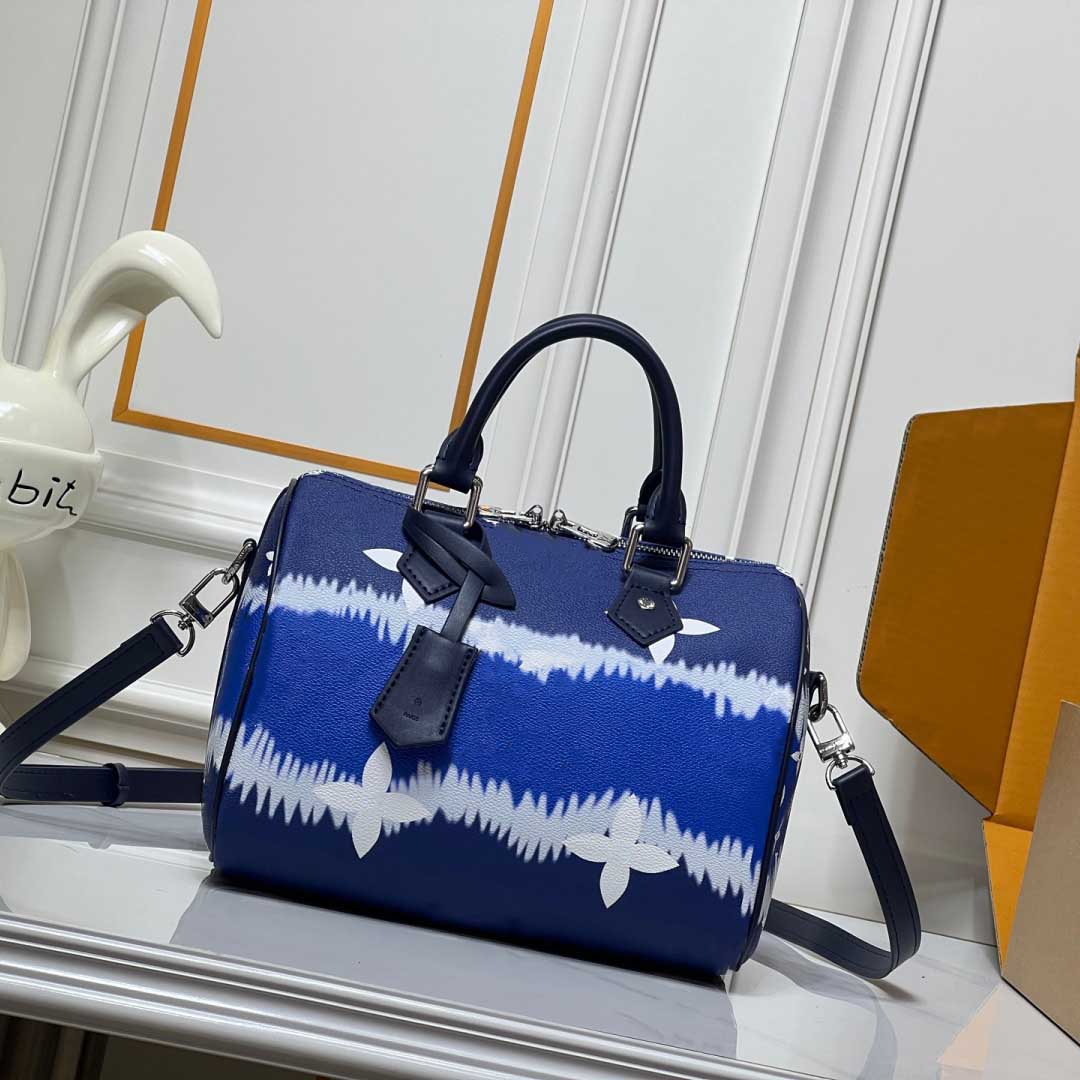 25SS Womens Luxurys Designers New Dyed-printing Series Pillow Bag Leather Totes Bags Paintings Handbag Shouder Crossbody Bag Purse Card Holder Pouch