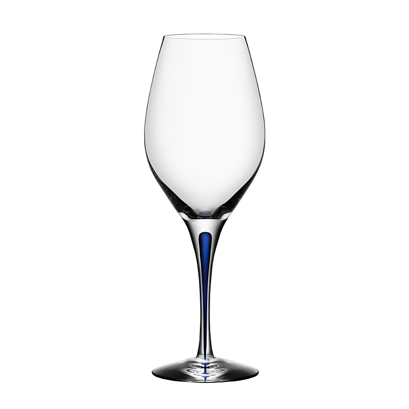 Orrefors Intermezzo Blue Wine Glass