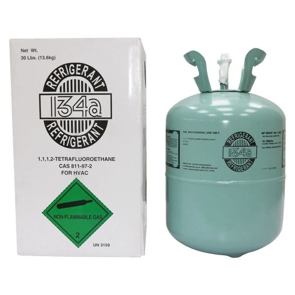 Freon Steel Packaging R134A 30lb Tank Cylinder Refrigerant for Air Conditioners