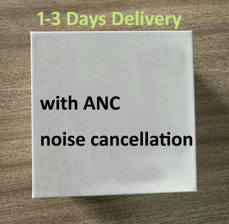 Wireless Bluetooth Headset PRO2 TWS Earphones True Noise Cancellation ANC rename White EarBuds with Wireless Charging Case Headphones In-Ear Detecti