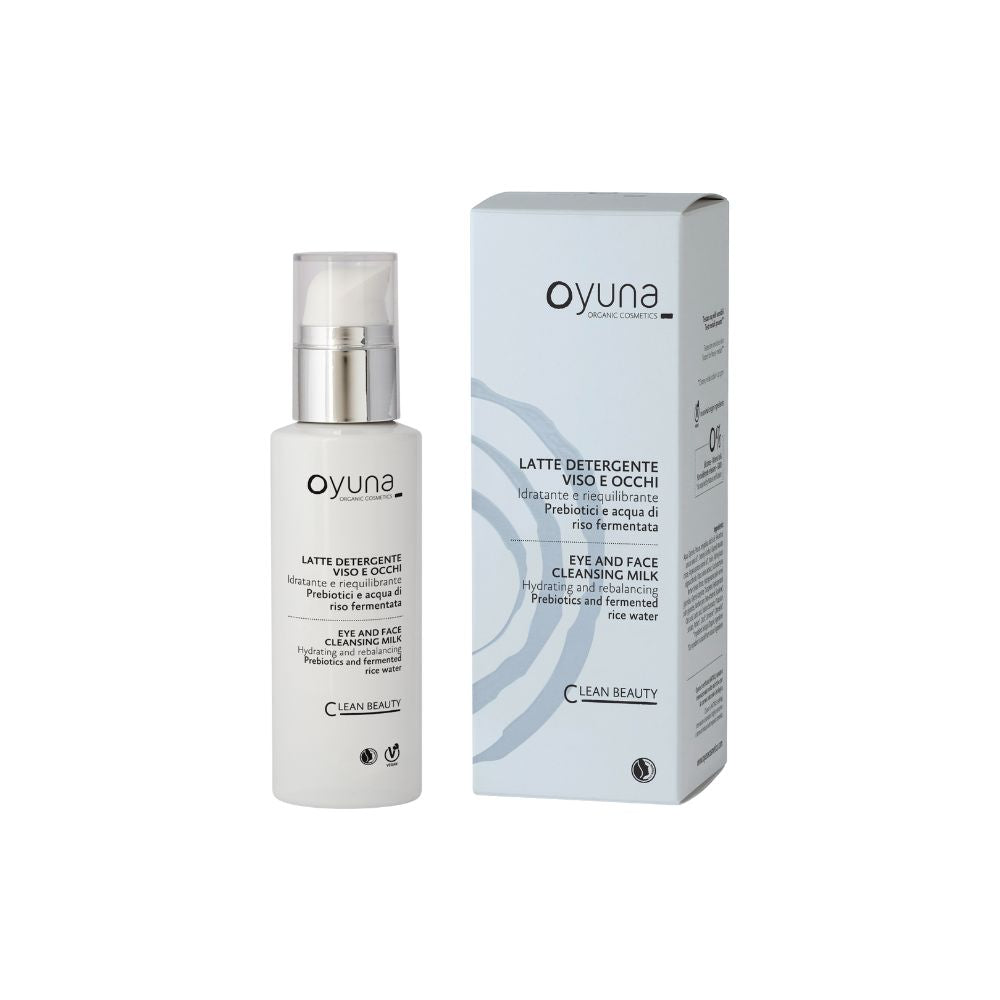 Oyuna Clean Beauty Rensemelk for ansikt og øyne 150 ml