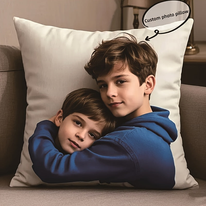 TEMU Customized Printed Pillowcase, Double-sided Printed Pattern, Surprise Gift, Customized Pillow, Gift, Bedroom And Living Room Decoration,