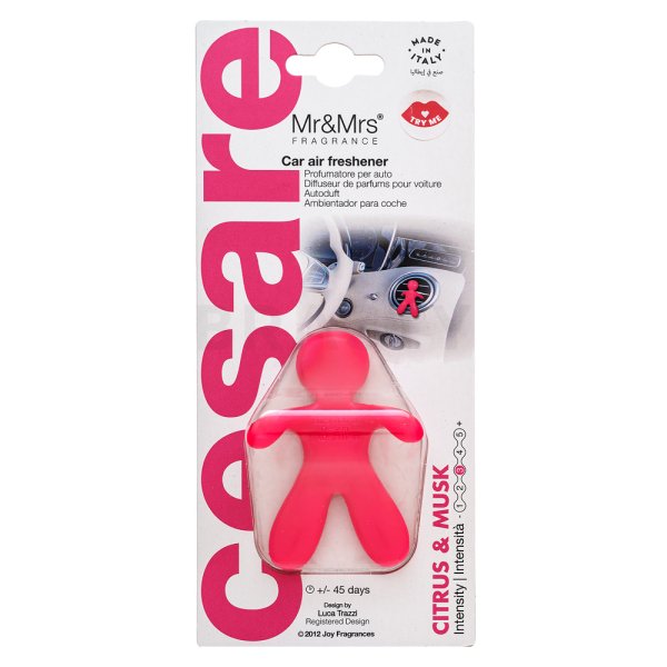 Mr&Mrs Cesare Fragrance Car Air Freshener Citrus and Musk